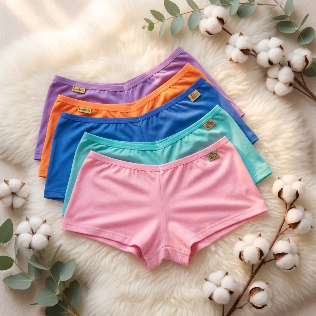 Kit Shortinho Estilo Cueca Conforto