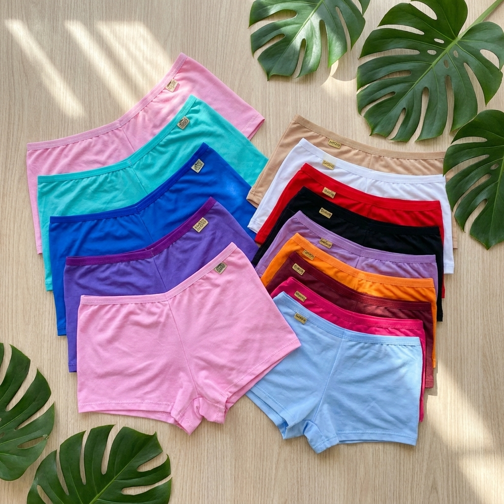 Kit Shortinho Estilo Cueca Conforto
