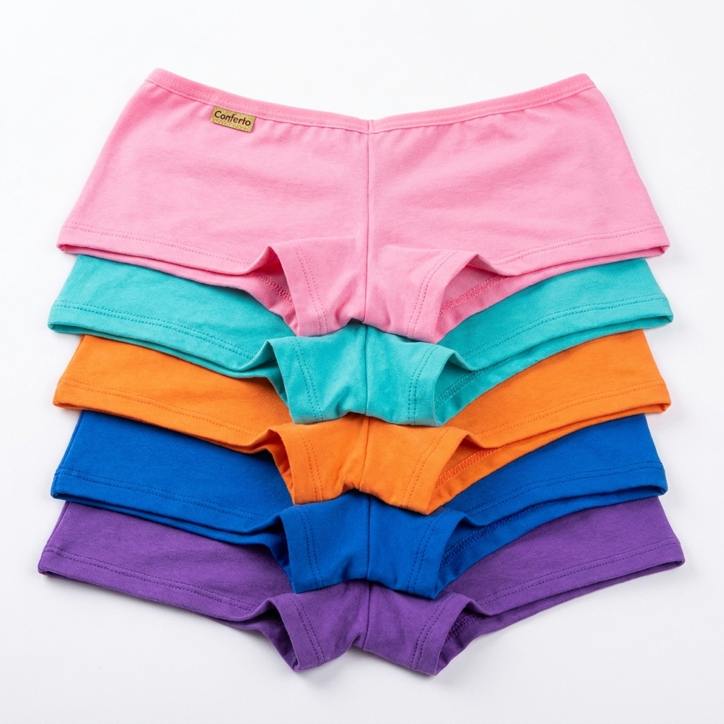 Kit Shortinho Estilo Cueca Conforto