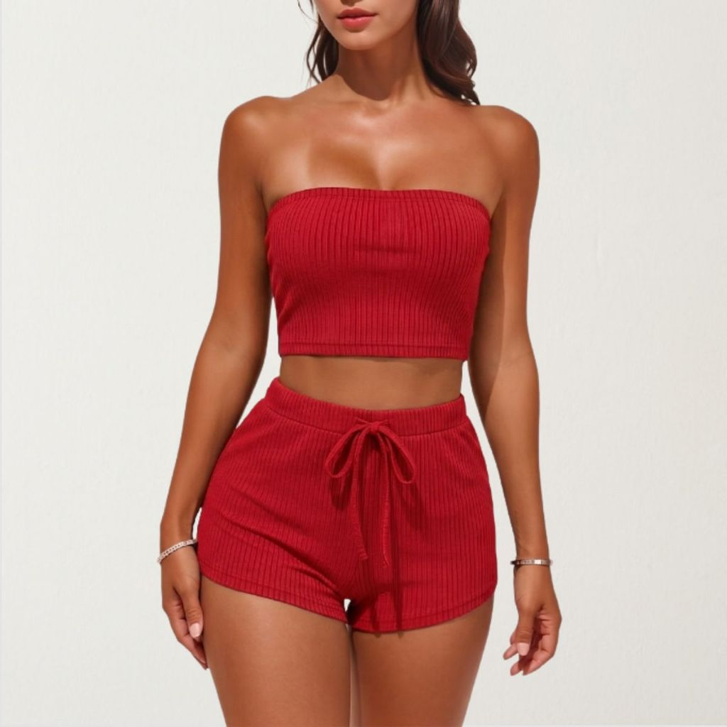 3 Conjunto Feminino Short e Cropped Feninino Conjuntos Feminino Verão Plus Size Praia